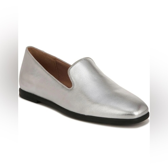 Naturalizer Shoes - Naturalizer Women’s Effortless Slip-on Loafer Flat Silver Leather Size 10 M NEW